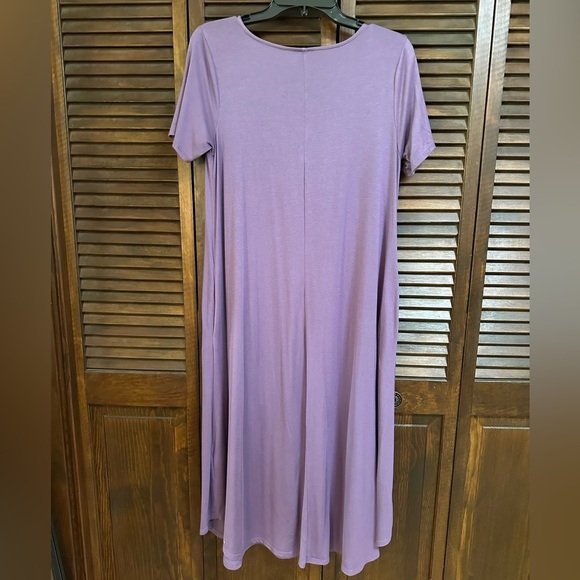 Zenana Outfitters Ladies Women’s Purple Swing Dress Size Medium - Picture 2 of 3